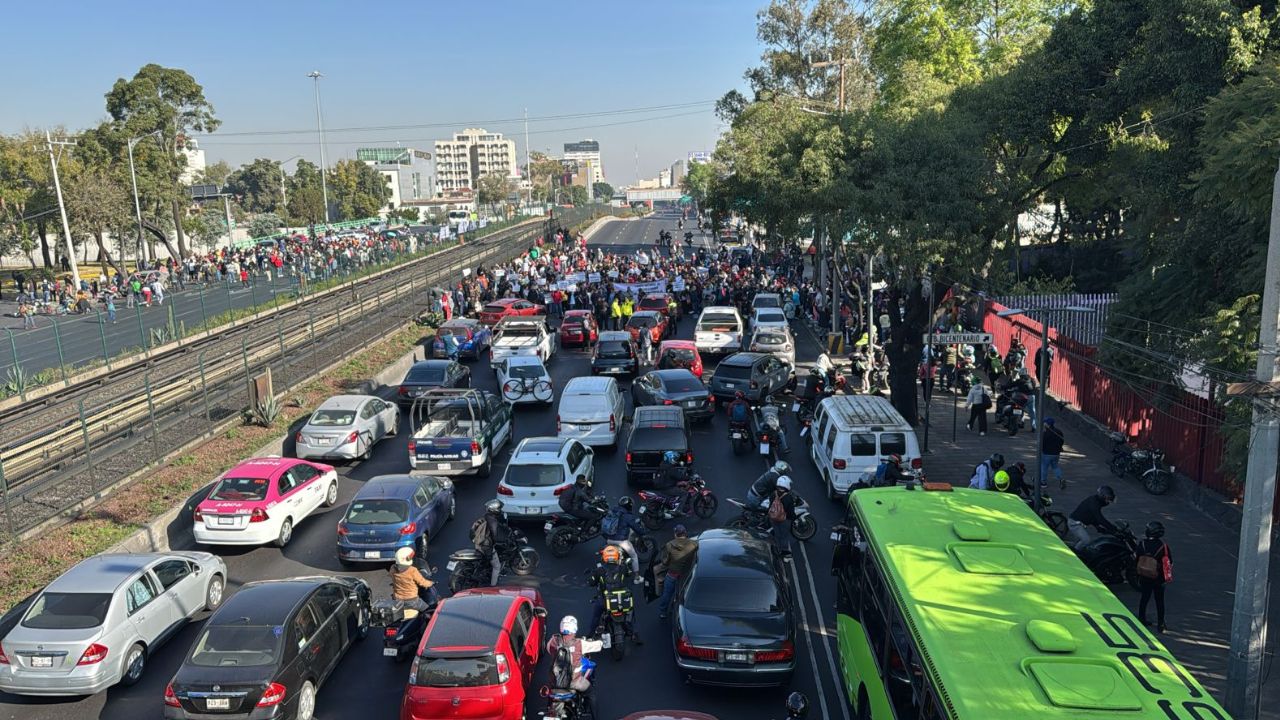 Bloqueo en Calzada de Tlalpan