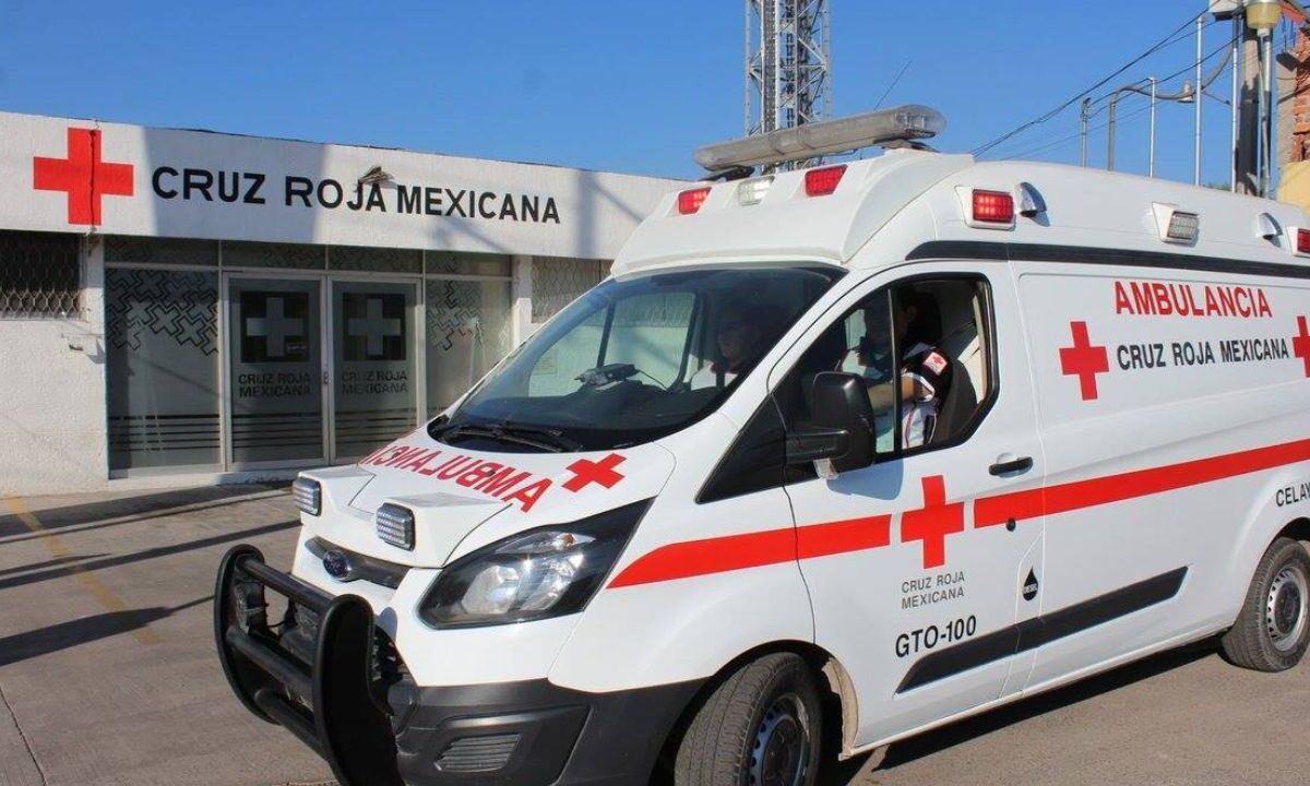 Ambulancia de la Cruz Roja Mexicana