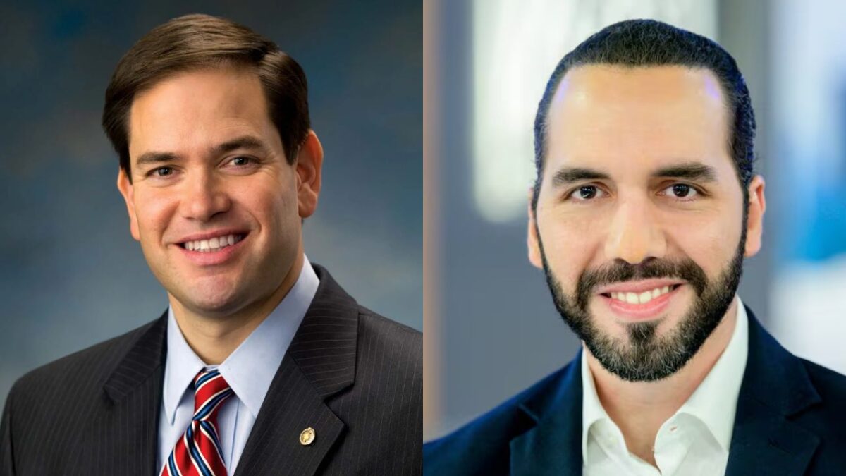 Marco Rubio y Nayib Bukele