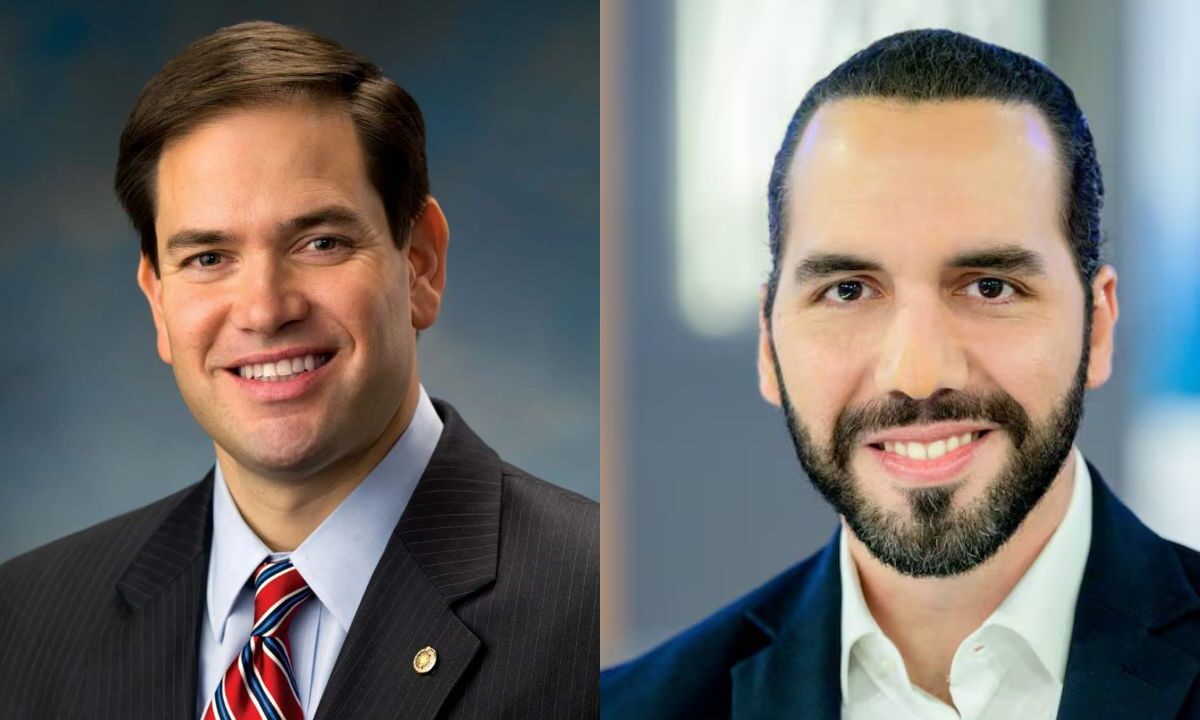 Marco Rubio y Nayib Bukele