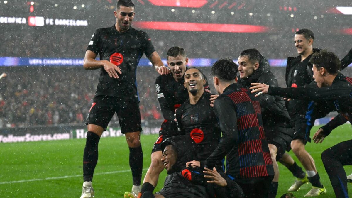 15 goles ha permitido el Barça en sus últimas tres visitas a Portugal ante Benfica y su primera victoria de 4-5 en Champions