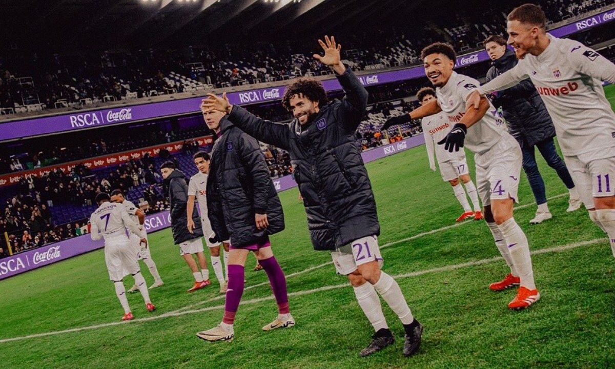 El Anderlecht y César Huerta se ubican en la cuarta posición general del campeonato doméstico, con 39 unidades tras 23 fechas jugadas