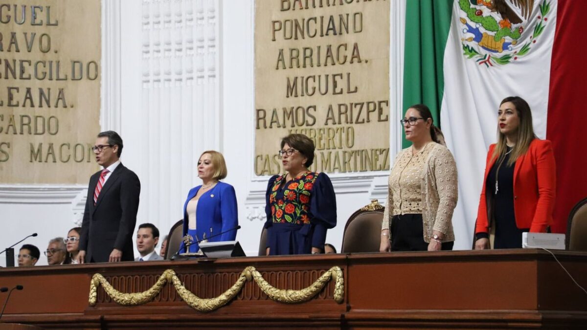 Pleno del Congreso de la Ciudad de México en donde se integró el Comité de Evaluación para proceso de elección judicial.