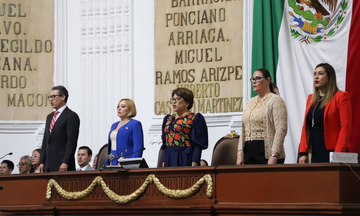 Pleno del Congreso de la Ciudad de México en donde se integró el Comité de Evaluación para proceso de elección judicial.