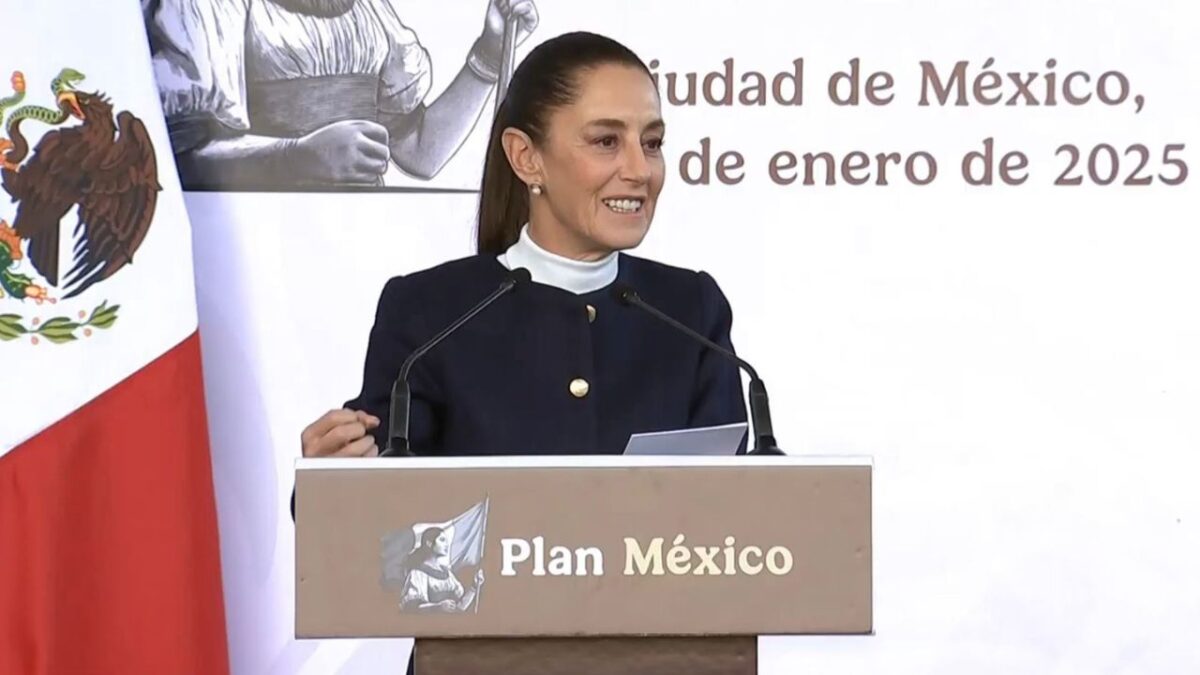 La presidenta Claudia Sheinbaum presentó el Plan México.