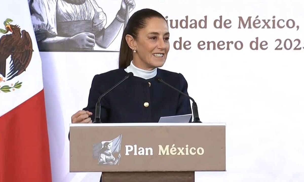 La presidenta Claudia Sheinbaum presentó el Plan México.