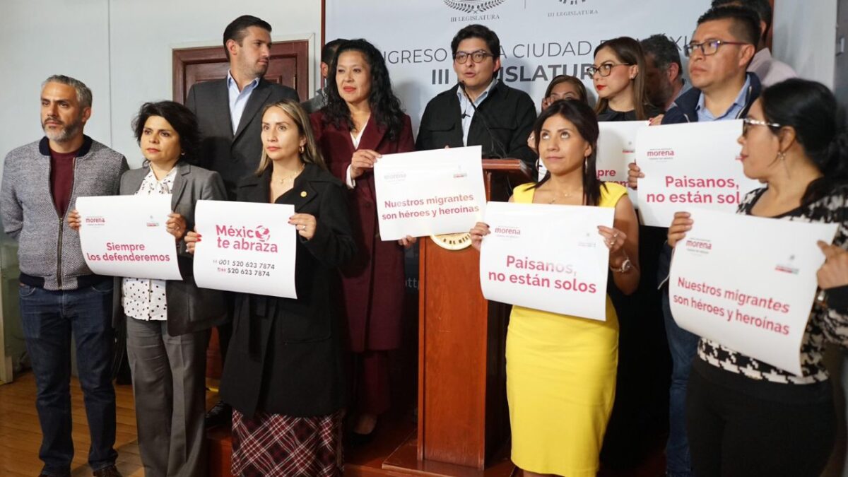 Vamos a sentarnos para delinear desde el Congreso de la Ciudad de México, con el Gobierno local, acciones tendientes a poder atender a nuestros connacionales: Xóchitl Bravo.