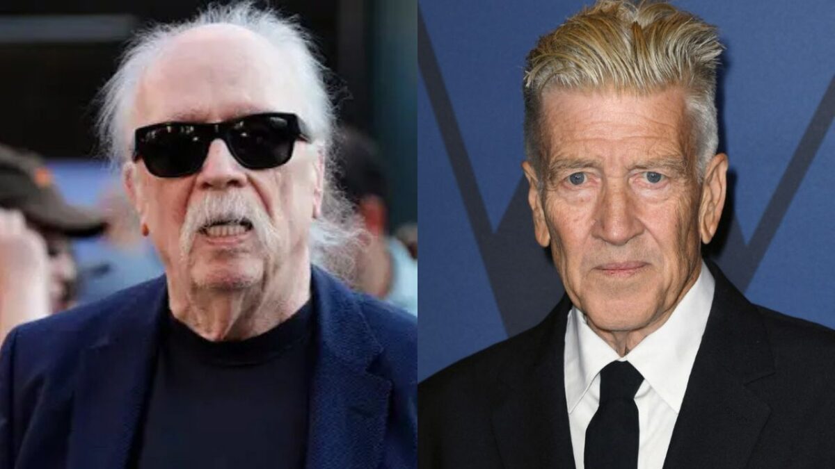 John Carpenter, cineatsa, y David Lynch, director de cine.