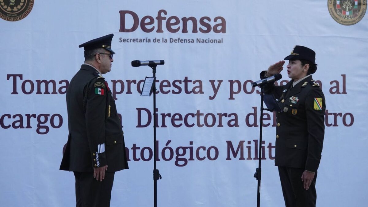 La General Brigadier Médico Cirujano, Blanca Elsi Cruz Toledo rindió protesta y tomó posesión del cargo como directora del Centro Gerontológico Militar de la Secretaría de la Defensa.