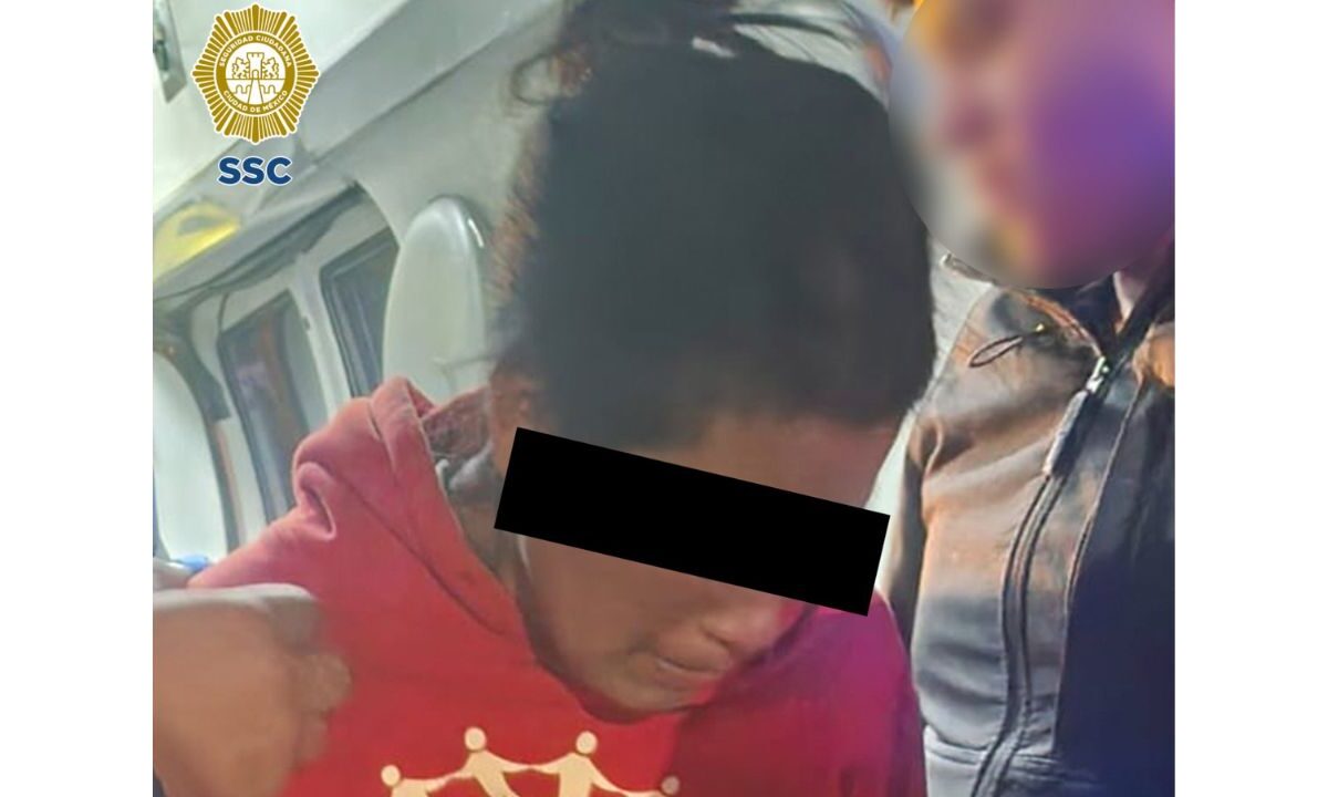 Mujer detenida en aparente situación vulnerable que ingresó a una cafetería y amenazó con un cuchillo