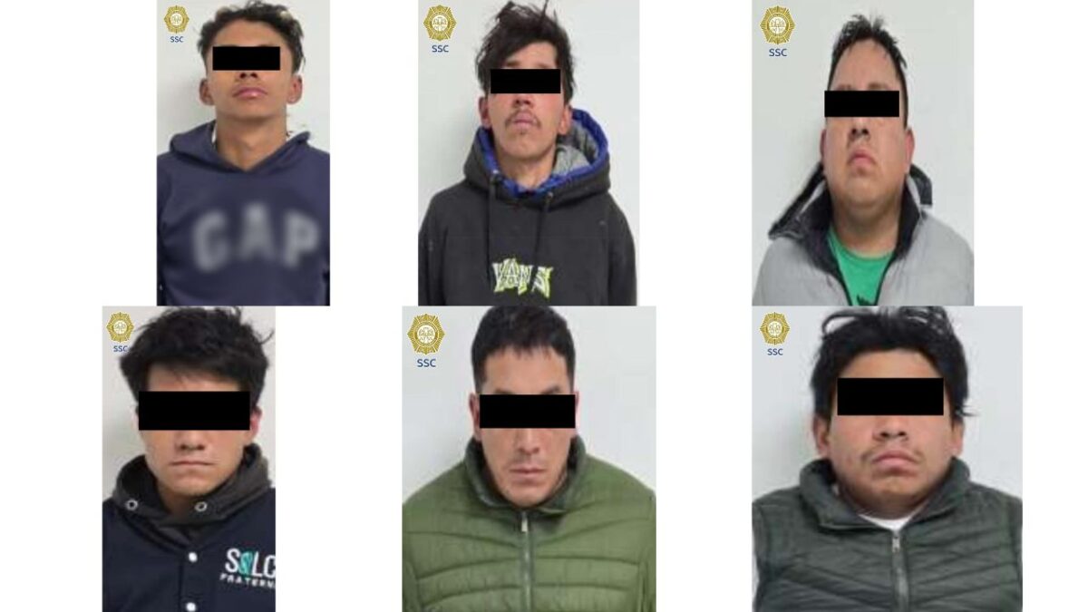 6 detenidos por al SSC