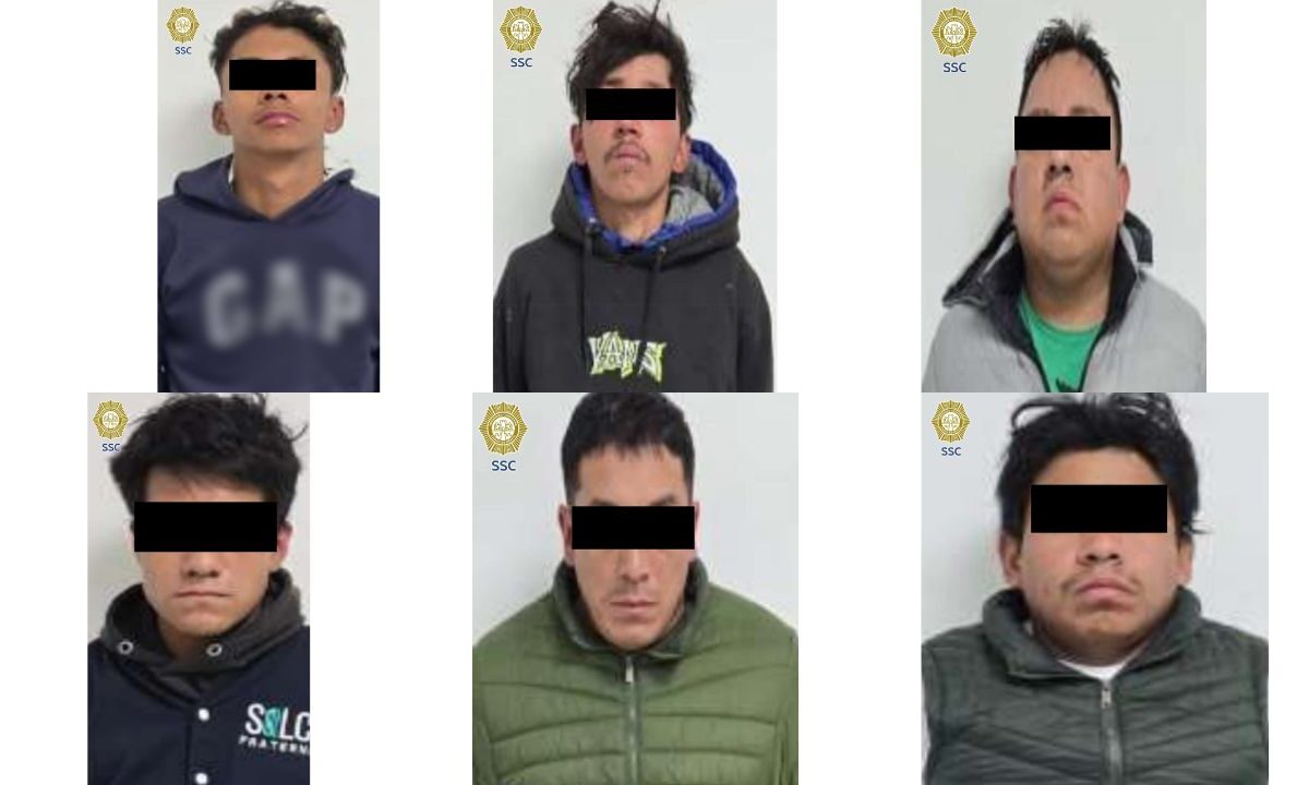 6 detenidos por al SSC