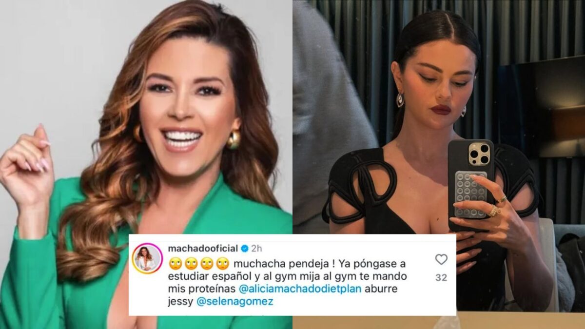 Alicia Machado critica a Selena Gomez y la tunden en redes