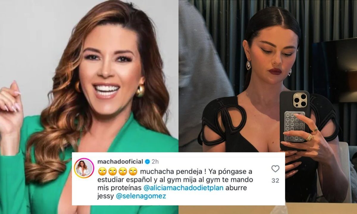 Alicia Machado critica a Selena Gomez y la tunden en redes