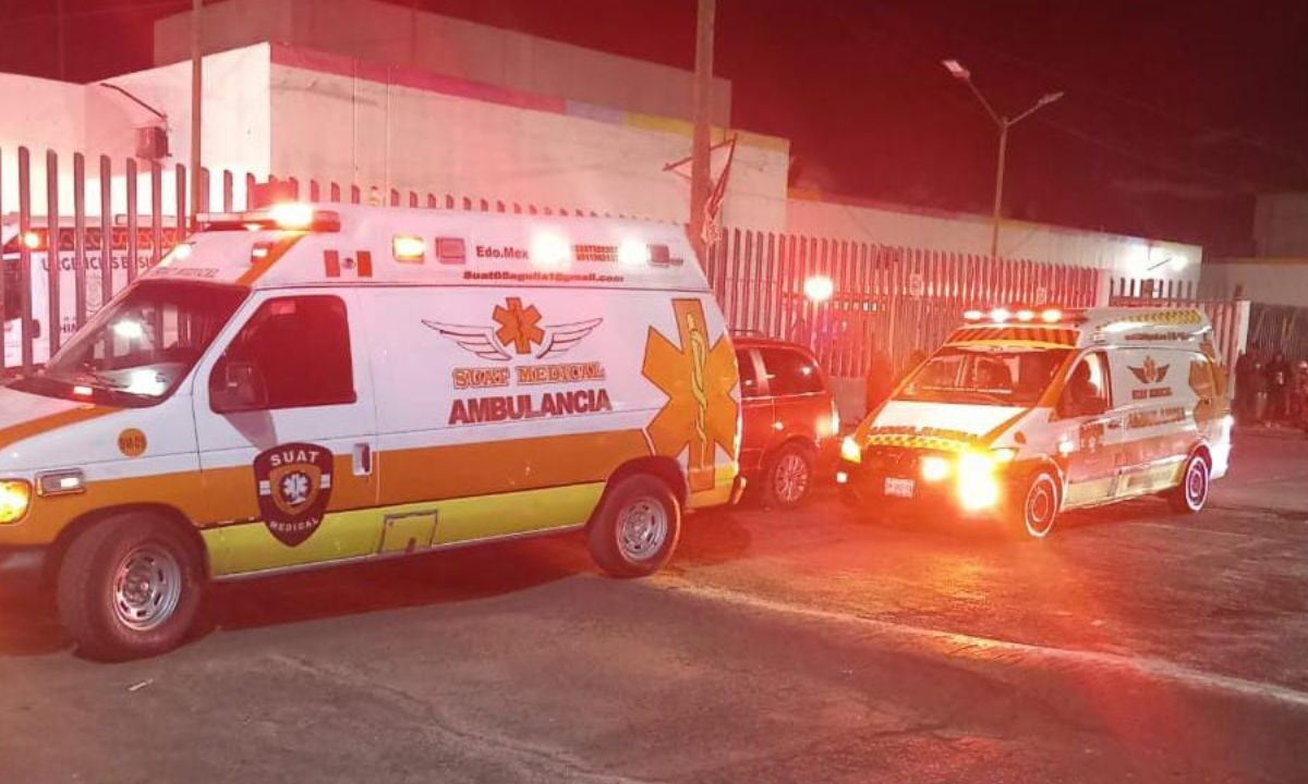 Las víctimas mortales fueron trasladadas al Servicio Médico Forense de San Cristóbal Centro Ecatepec.