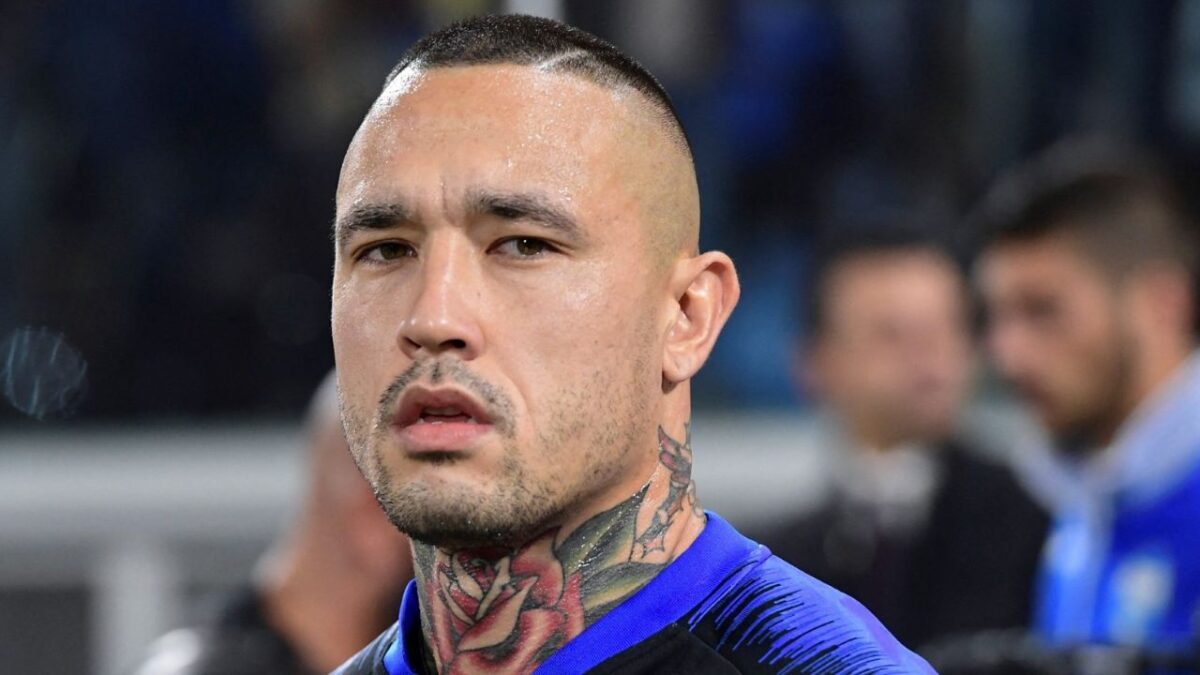 Nainggolan en el uniforme del Inter de Milán.