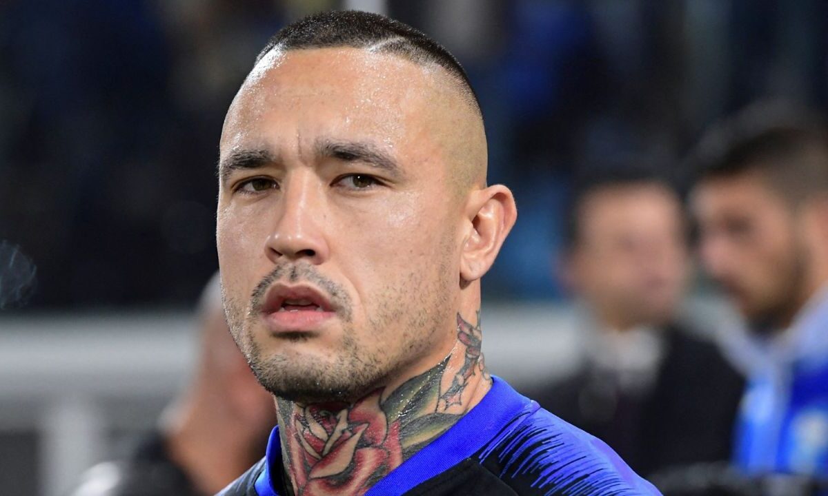 Nainggolan en el uniforme del Inter de Milán.