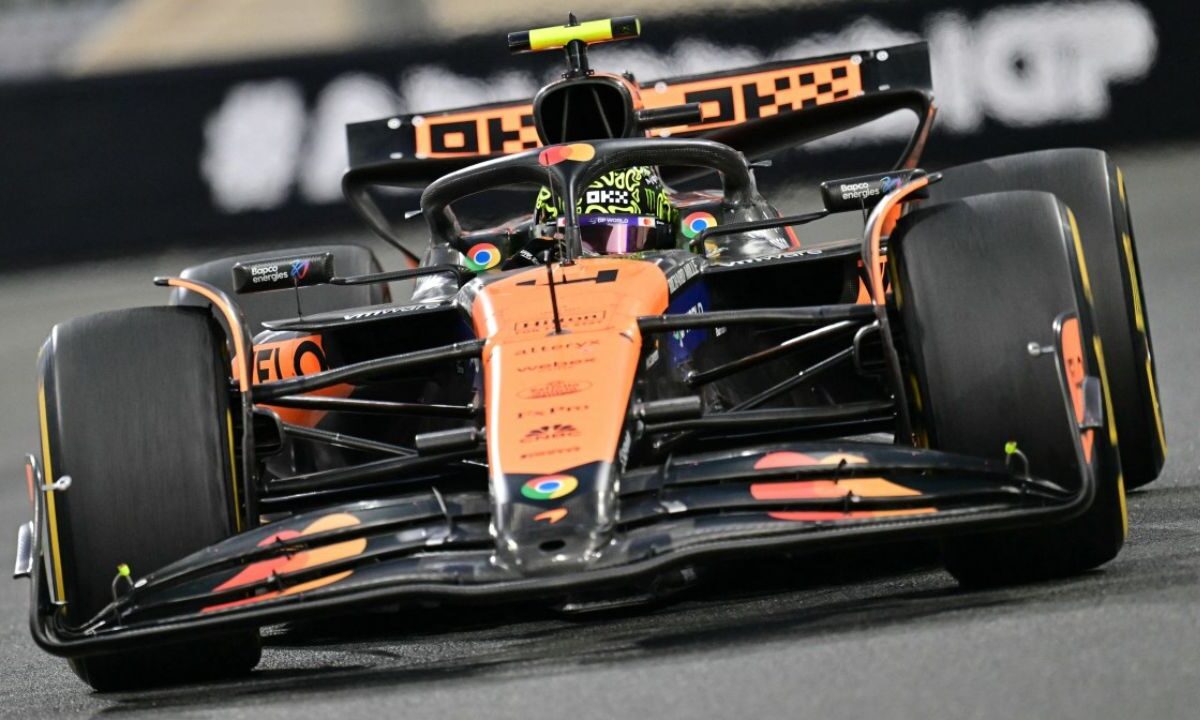 Lando norris en su auto de F1