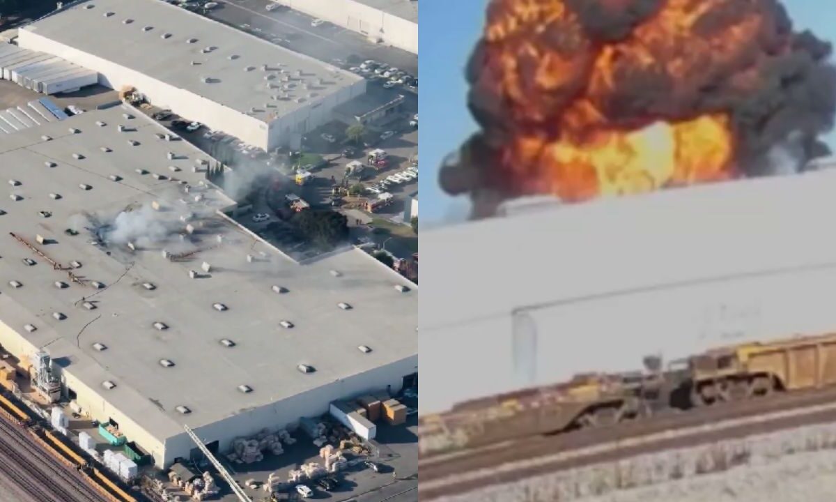 Avioneta se estrella en aeropuerto de Fullerton, California.