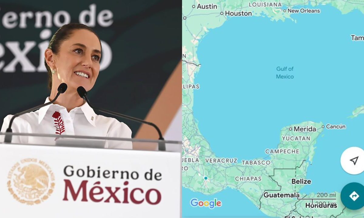 Claudia Sheinbaum dio por zanjada la polémica que, en redes, ha generado la decisión de la administración trumpista de referirse al Golfo de México.