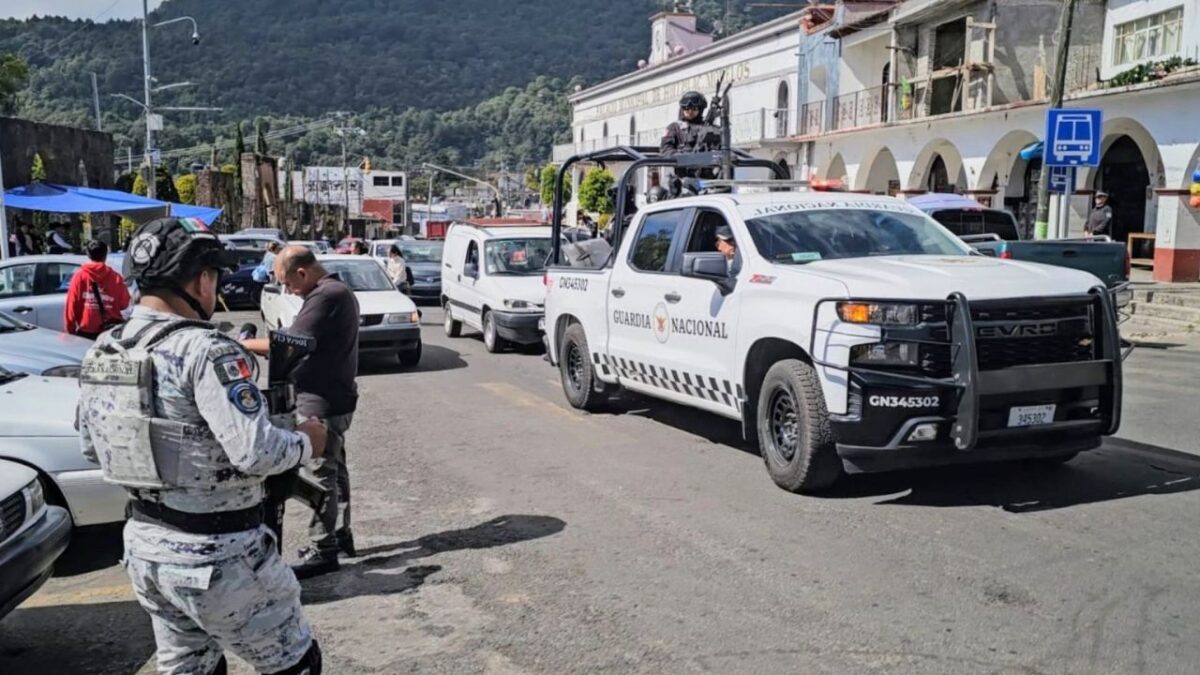 Refuerzan seguridad en Huitzilac con fuerzas federales.