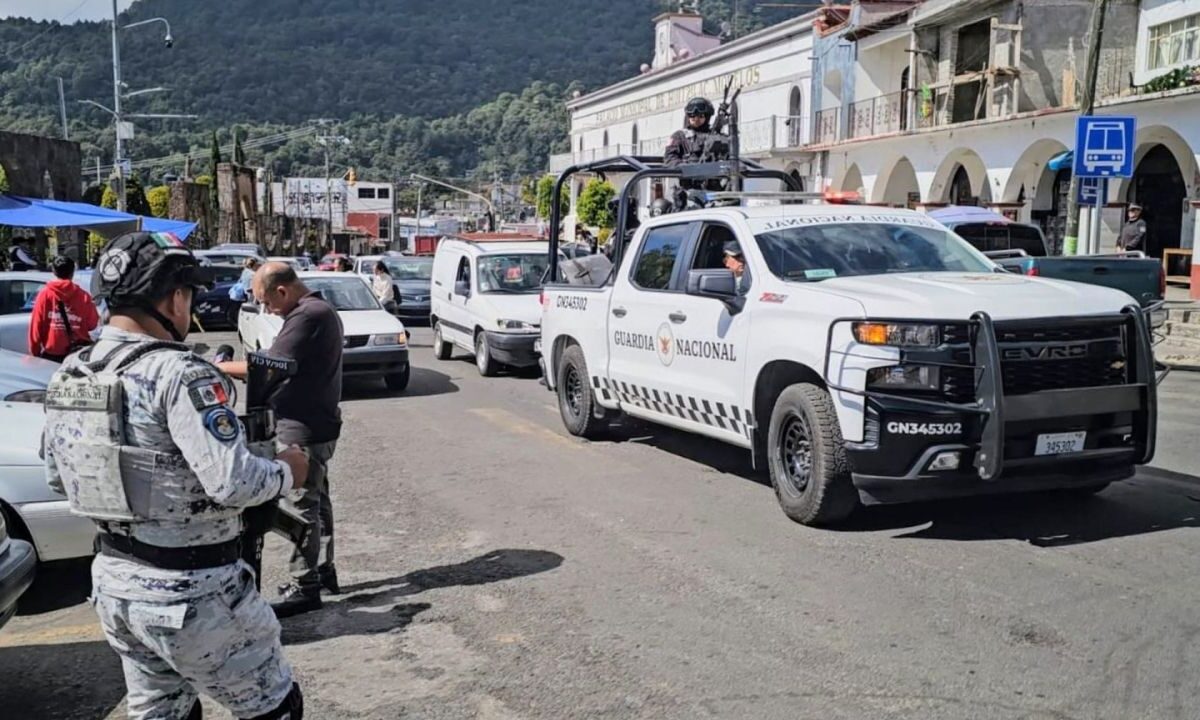 Refuerzan seguridad en Huitzilac con fuerzas federales.