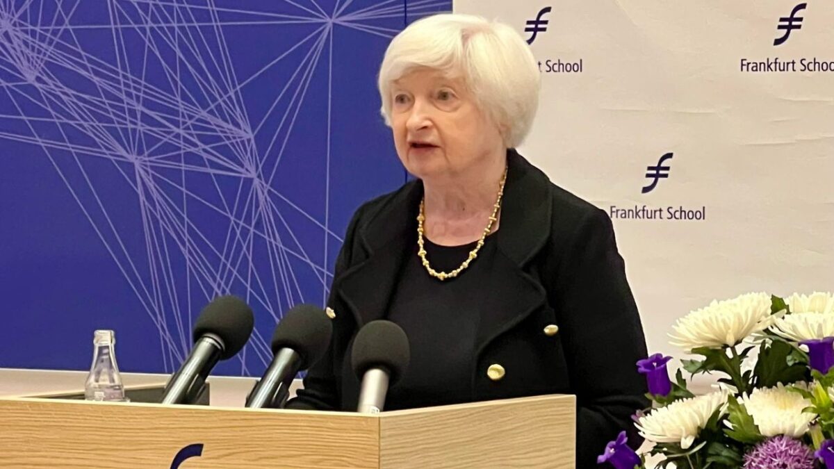 Janet Yellen, secretaria del Departamento del Tesoro de Estados Unidos.