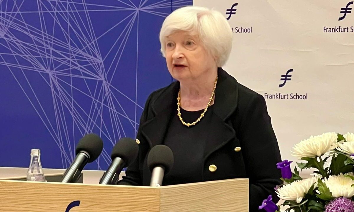 Janet Yellen, secretaria del Departamento del Tesoro de Estados Unidos.