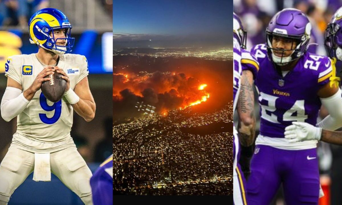 NFL monitorea incendio en Los Ángeles; podría cambiar sede del juego Vikingos-Rams.