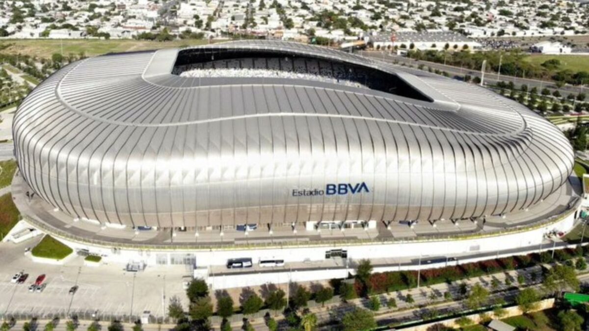 Estadio BBVA, casa de los Rayados de Monterrey.