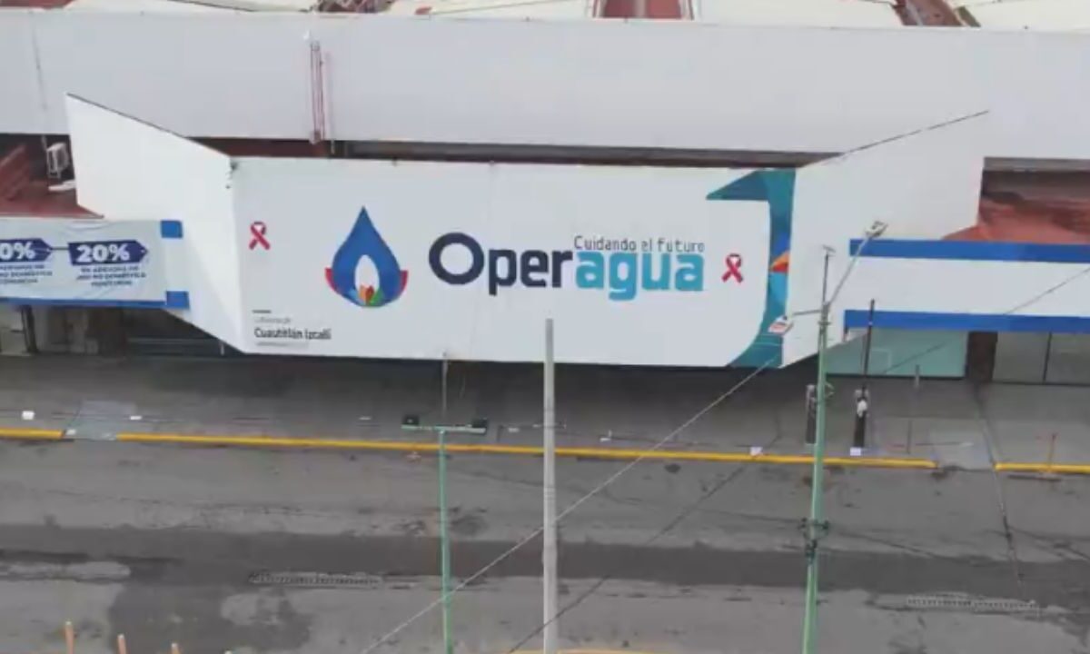 Fachada de las instalaciones de Operagua ubicado en Cuautitlán Izcalli.