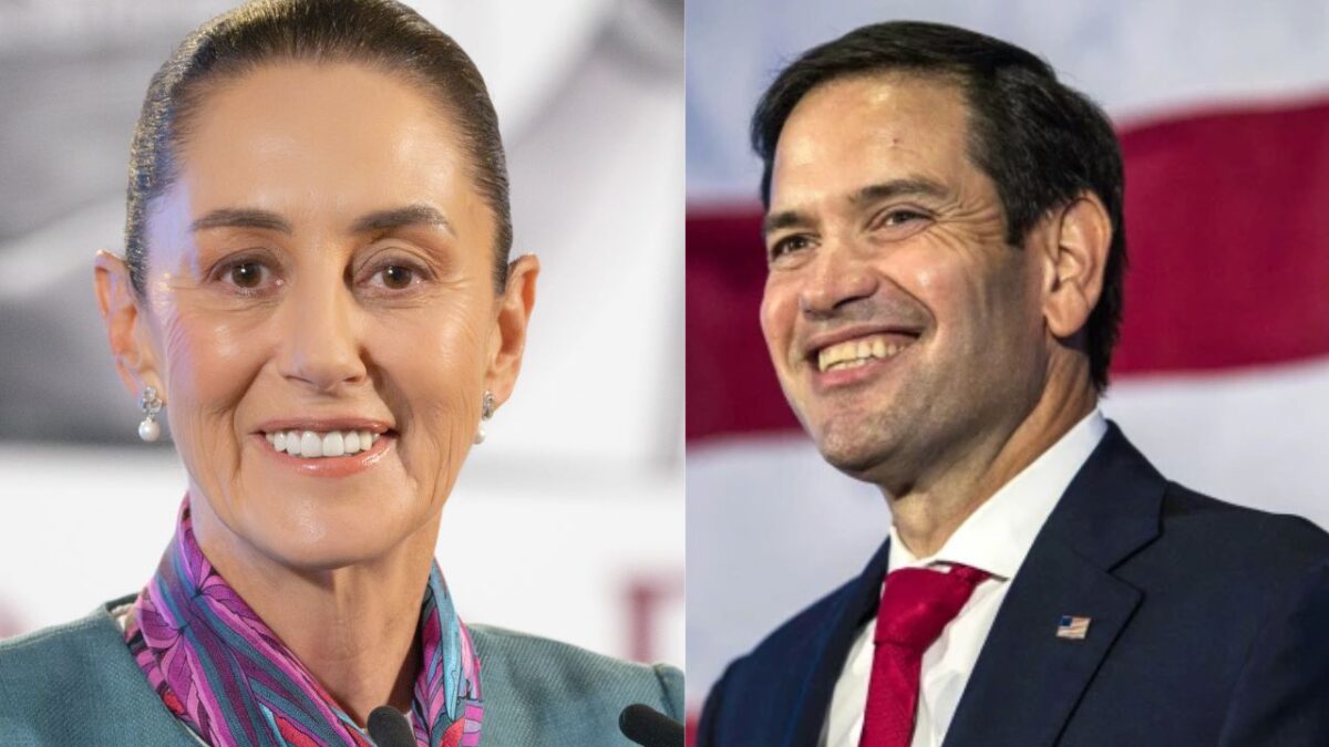 Claudia Sheinbaum y Marco Rubio