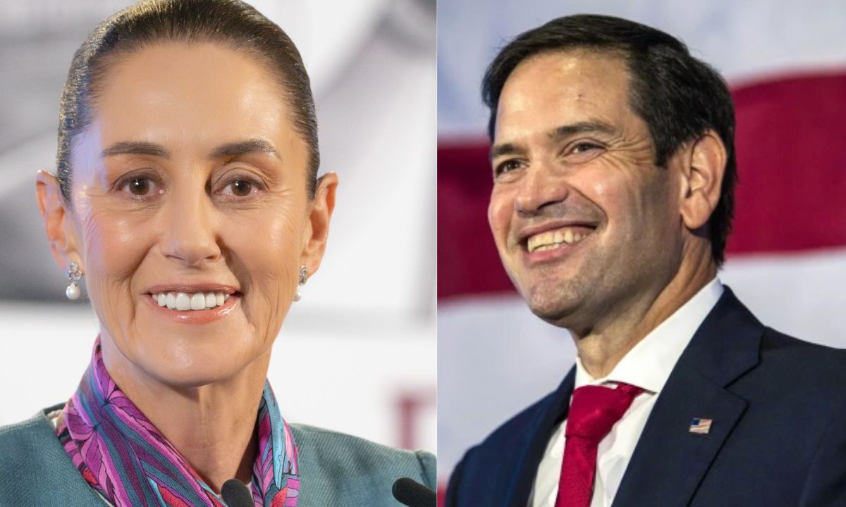 Claudia Sheinbaum y Marco Rubio