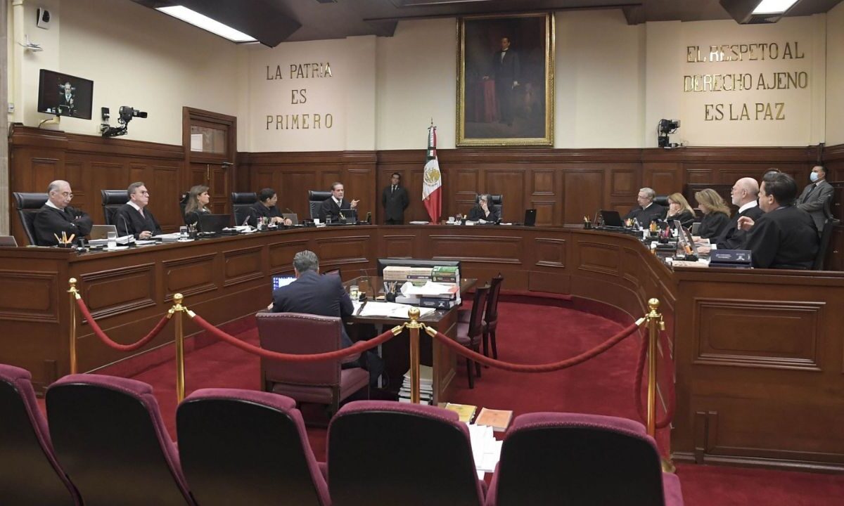 Pleno de la SCJN donde se aprobó por unanimidad los ajustes al presupuesto a ejercer este 2025.