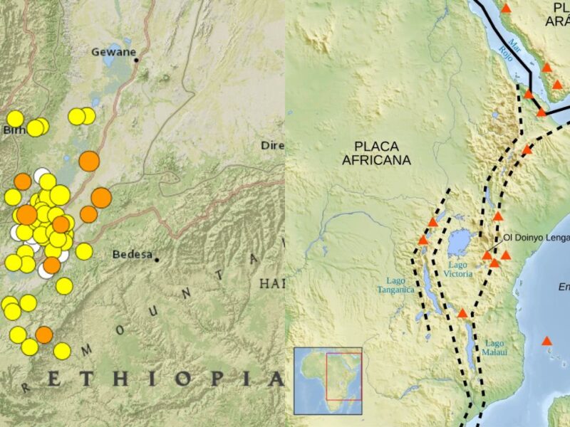 Sismo de 5.5 sacude a Etiopía