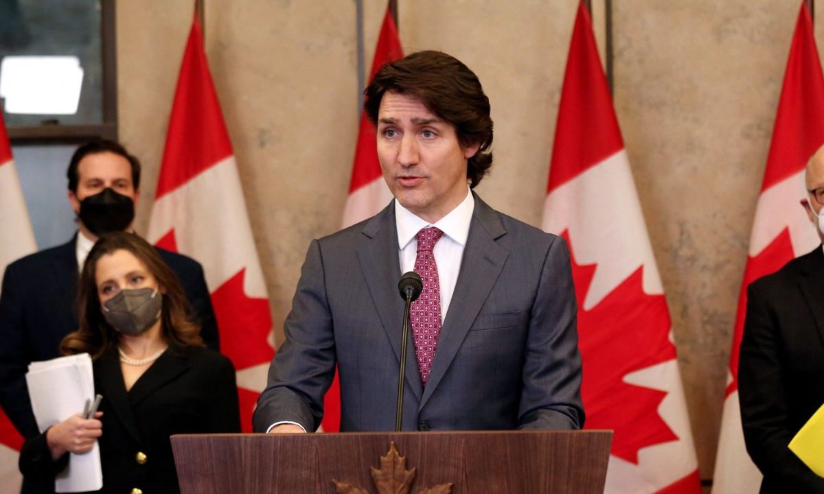 Justin Trudeau, primer ministro de Canadá.