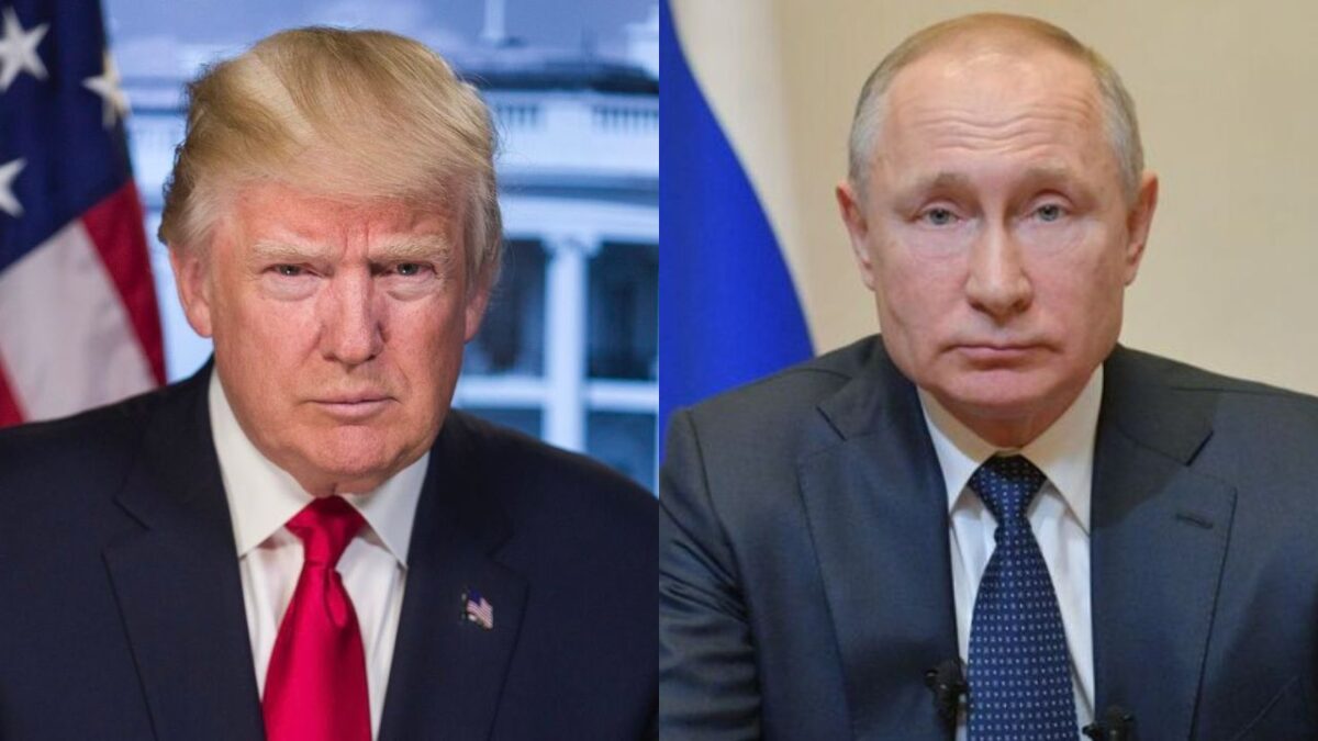 Donald Trump, presidente electo de Estados Unidos, y Vladimir Putin, presidente de Rusia.