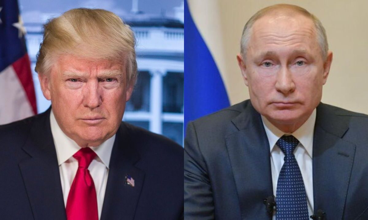 Donald Trump, presidente electo de Estados Unidos, y Vladimir Putin, presidente de Rusia.