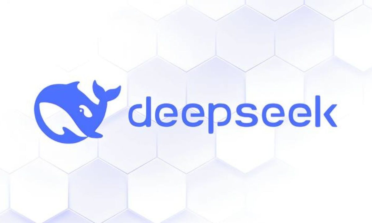 Logo de la IA china DeepSeek.