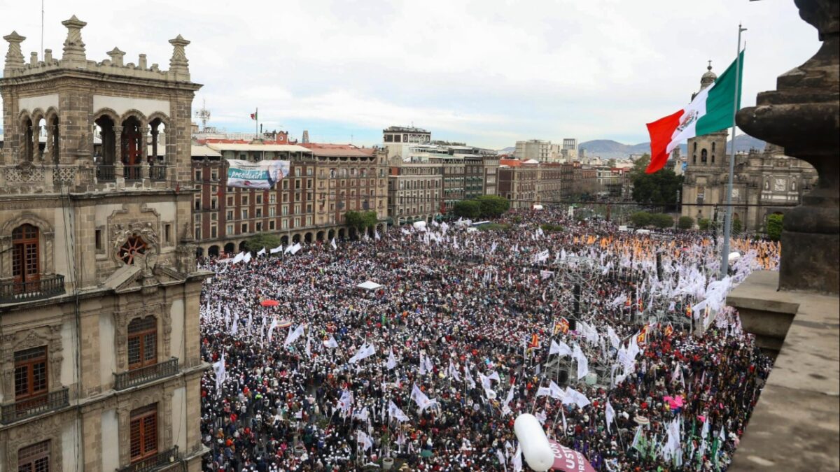 350 mil asistentes al informe de Sheinbaum