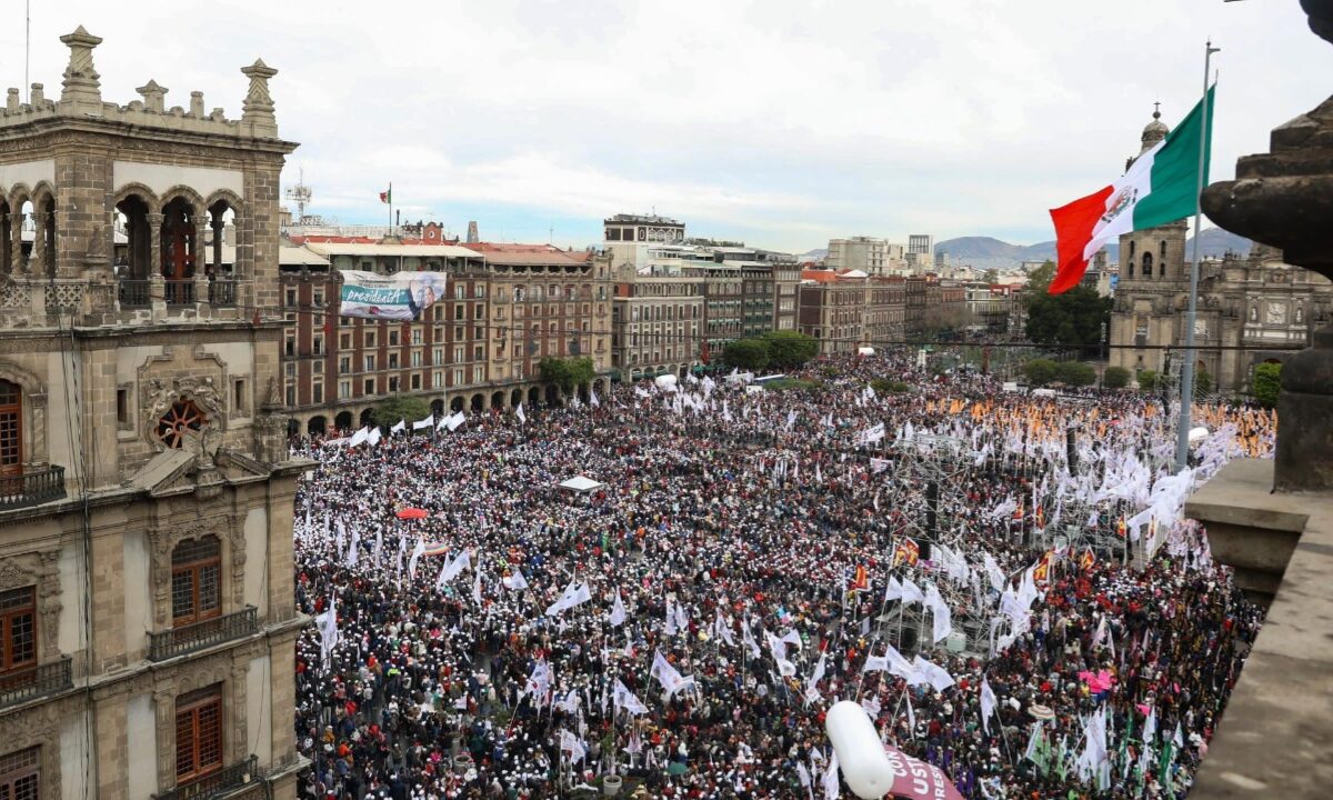 350 mil asistentes al informe de Sheinbaum