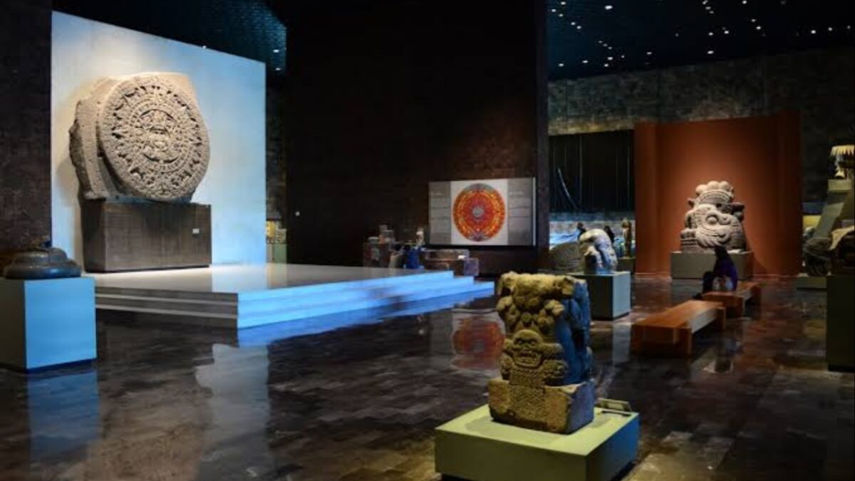 Interior del museo de Antropología e Historia