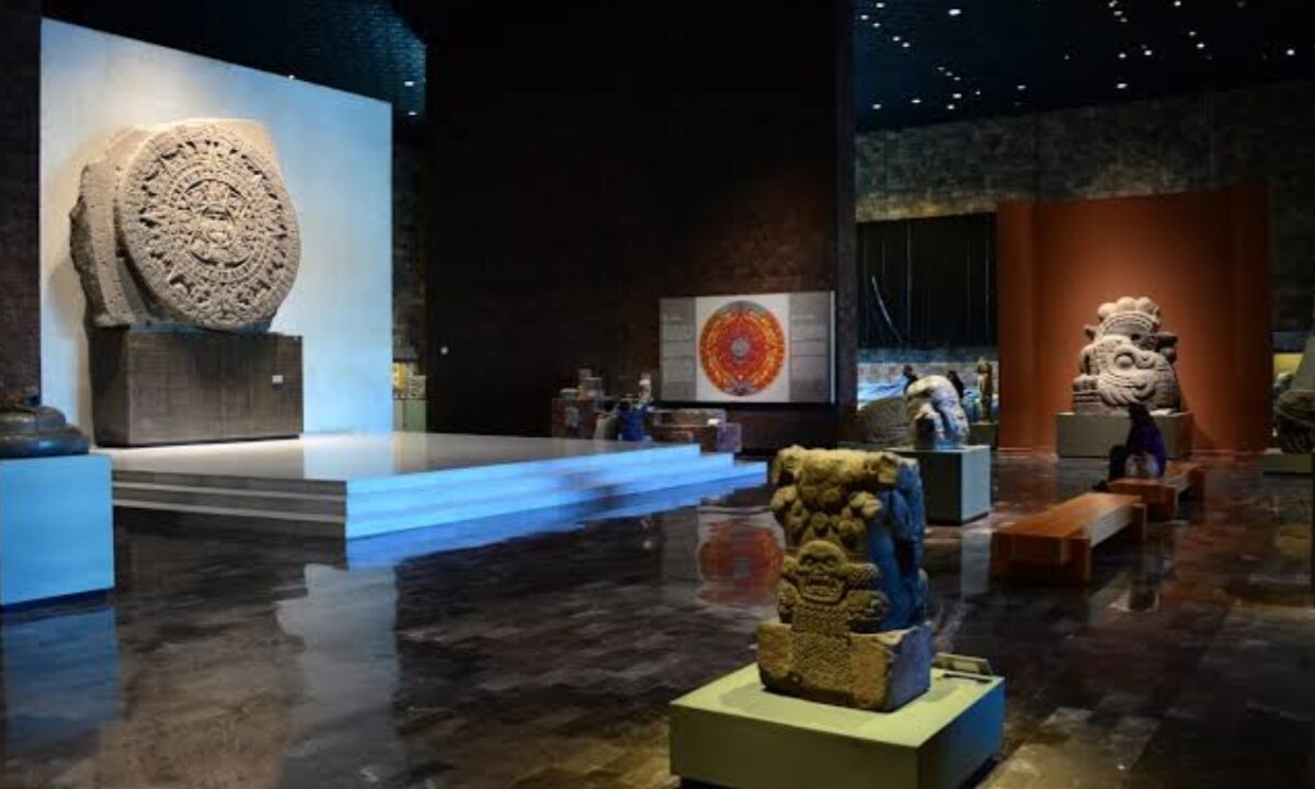 Interior del museo de Antropología e Historia