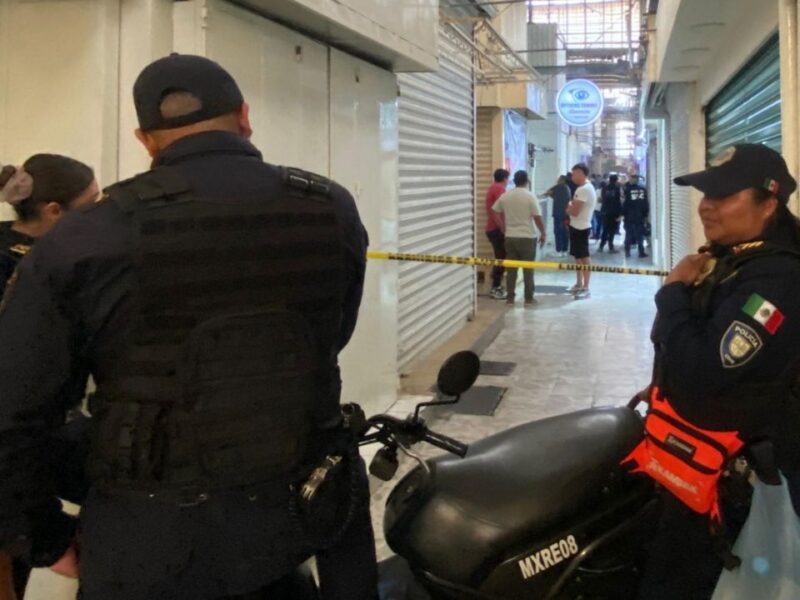 Matan a balazos a un joven en un mercado del barrio de Tepito