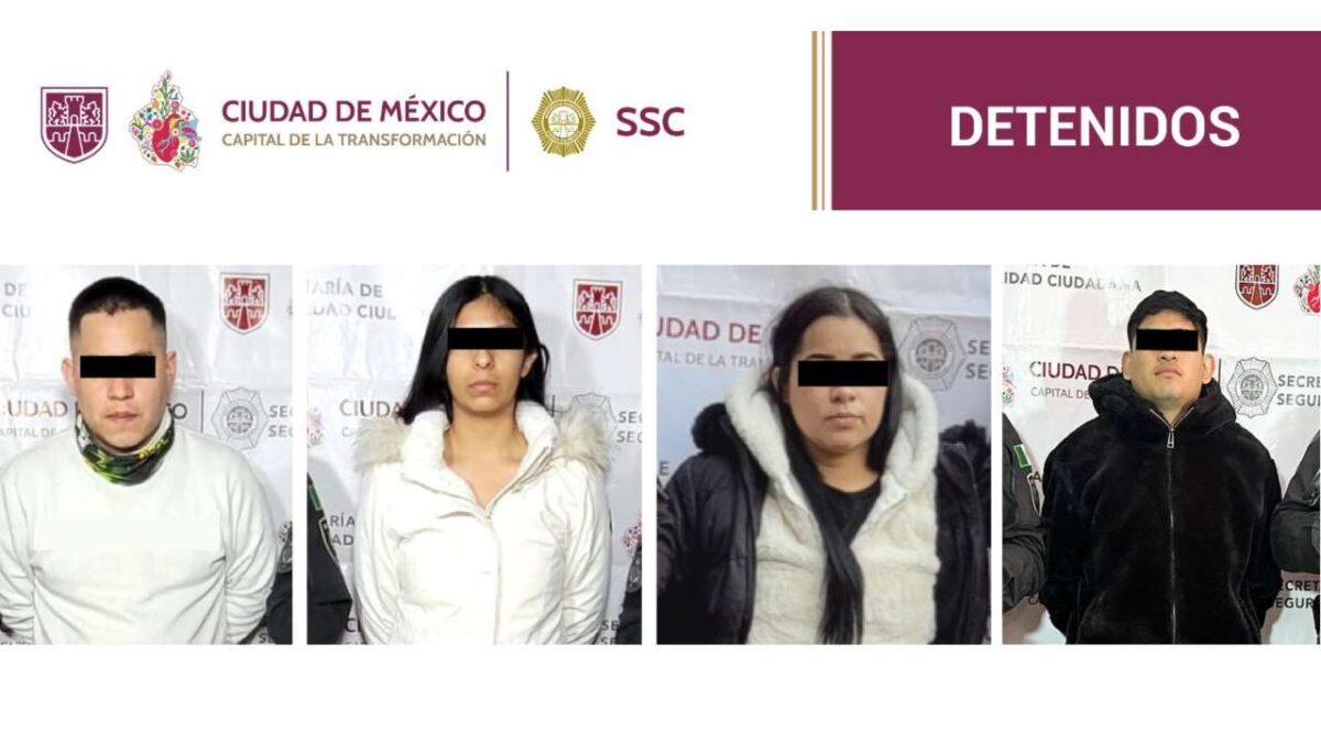 Detienen a 4 personas en tres cateos diferentes; entre los detenidos está un presunto líder de una célula de "La Unión Tepito".