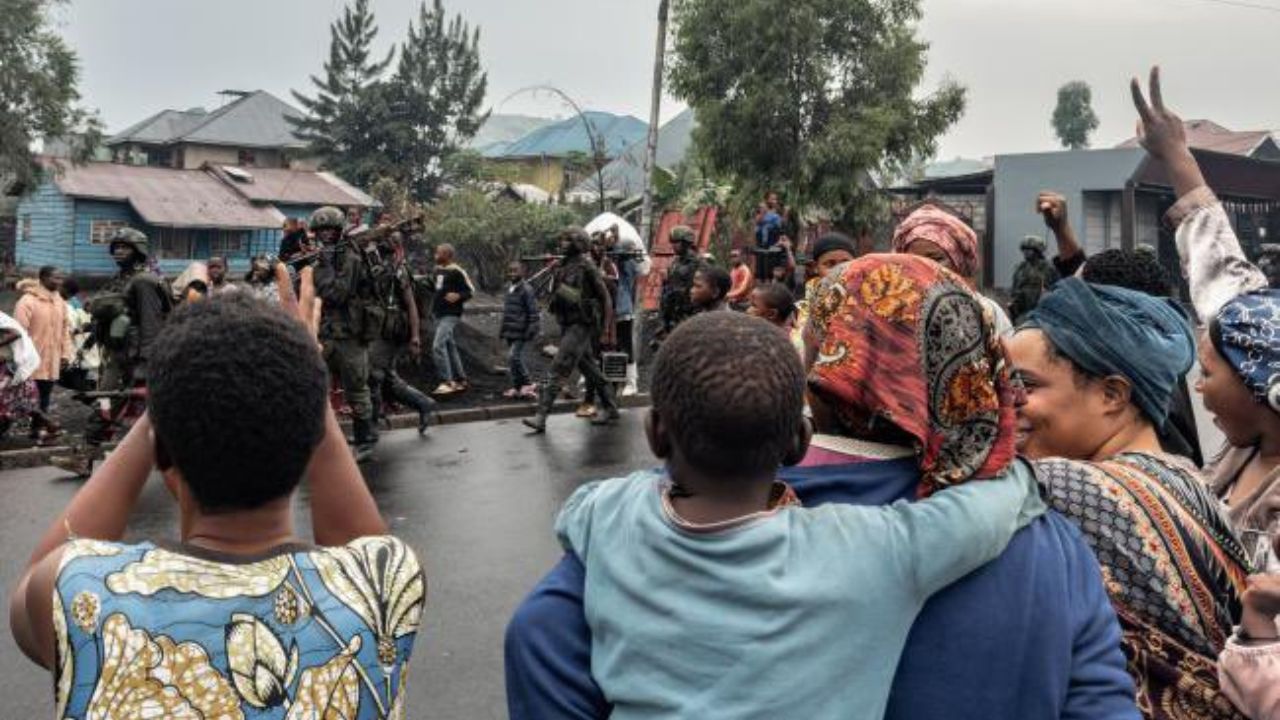 Manifestantes enfurecidos por el avance de rebeldes en el Congo.