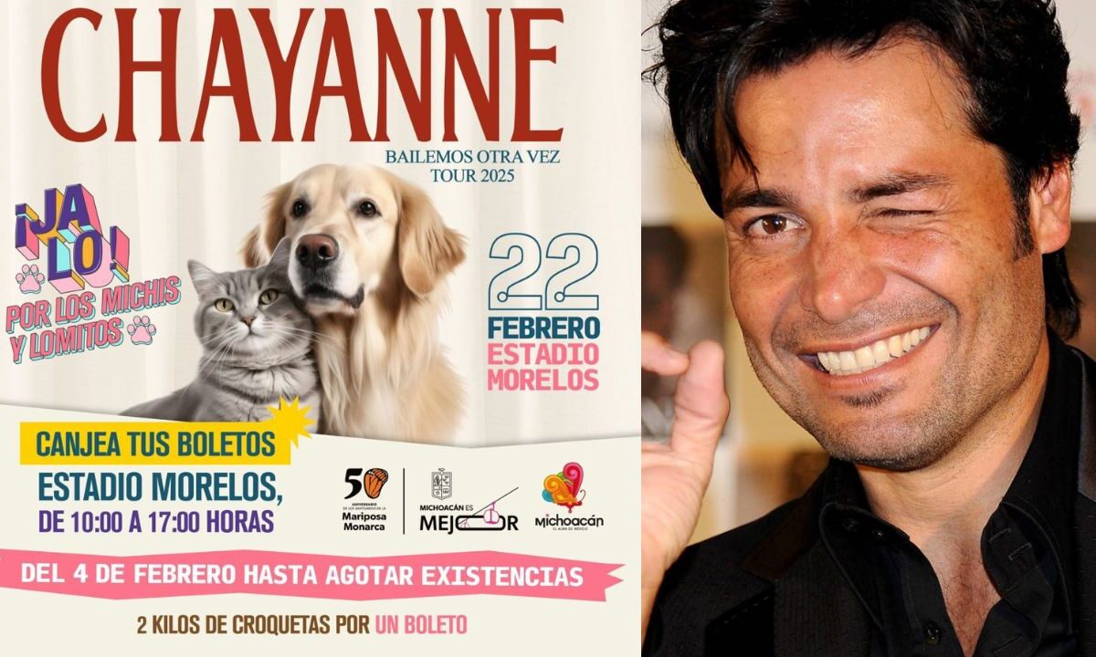 Veterinarios que decidan donar esterilizaciones a perros y gatos, el gobierno de Michoacán les regalará boletos de Chayanne.