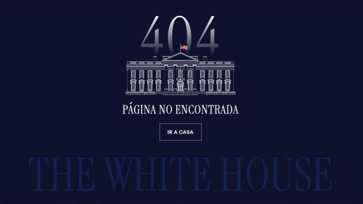 Cierran portal en español de la Casa Blanca