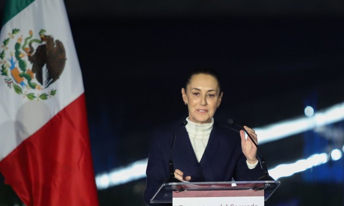 Claudia Sheinbaum en la inauguracion del Museo de Antropología