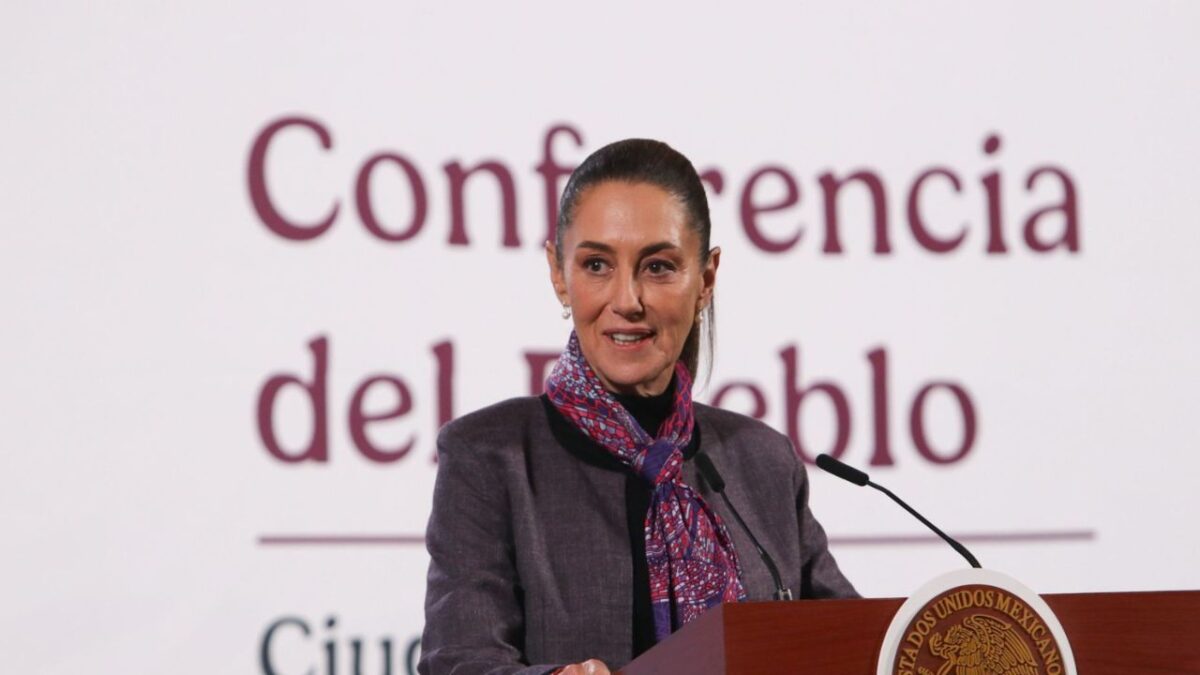 Claudia SHeinbaum en Palacio Nacional